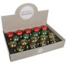 Набор HOUSE OF SEASONS, 18 шт. Стеклянных шаров, диам. 7см, красный/зеленый/золото 83112